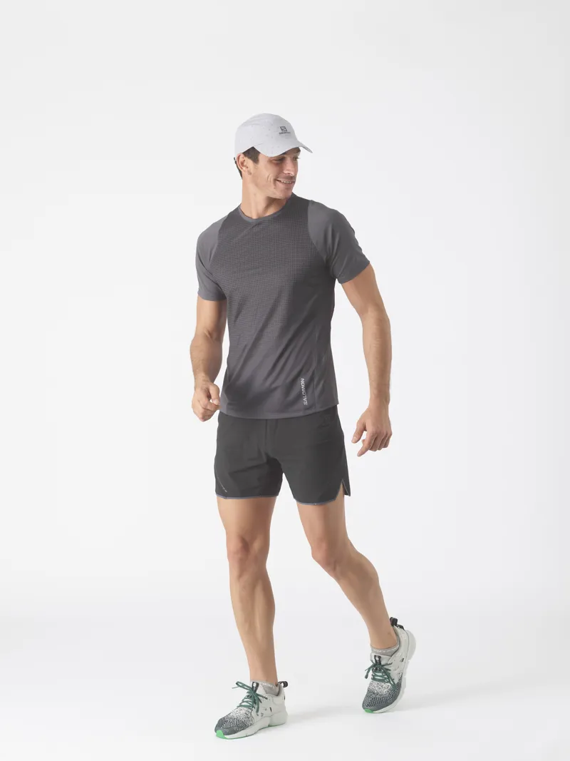 Salomon Sense Aero 5-inch Men's Running Short in Deep Black-7